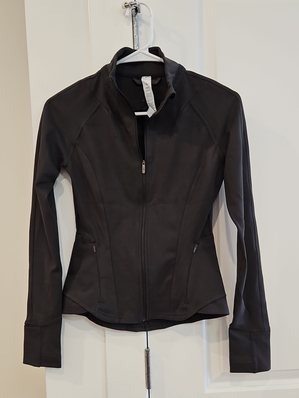 Women's Black Zip-Front Jacket